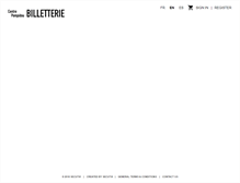Tablet Screenshot of billetterie.centrepompidou.fr